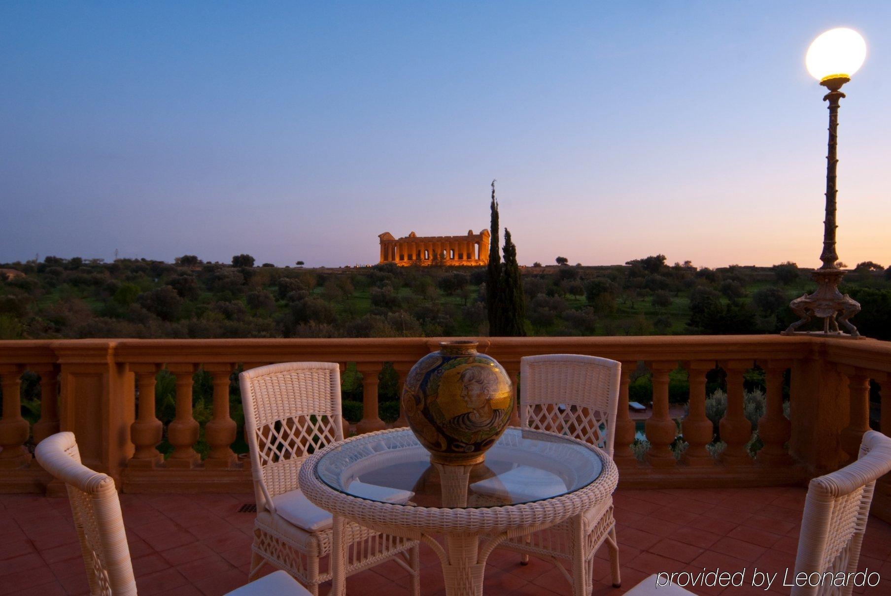 Villa Athena Resort Agrigento Zewnętrze zdjęcie View from the terrace of the hotel